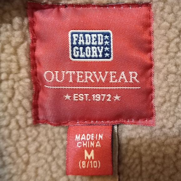 Women's Brown Two-Tone Winter Coat- Small/Medium - Picture 7 of 8